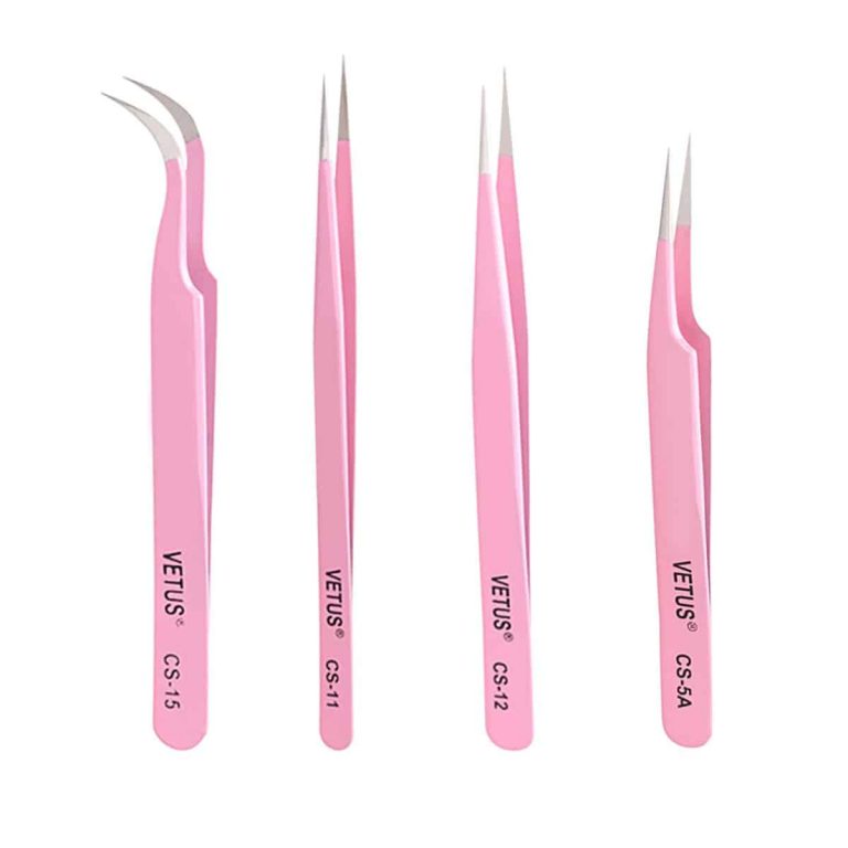 VETUS Tweezers CS Series (Pink Range) LASH Vegas